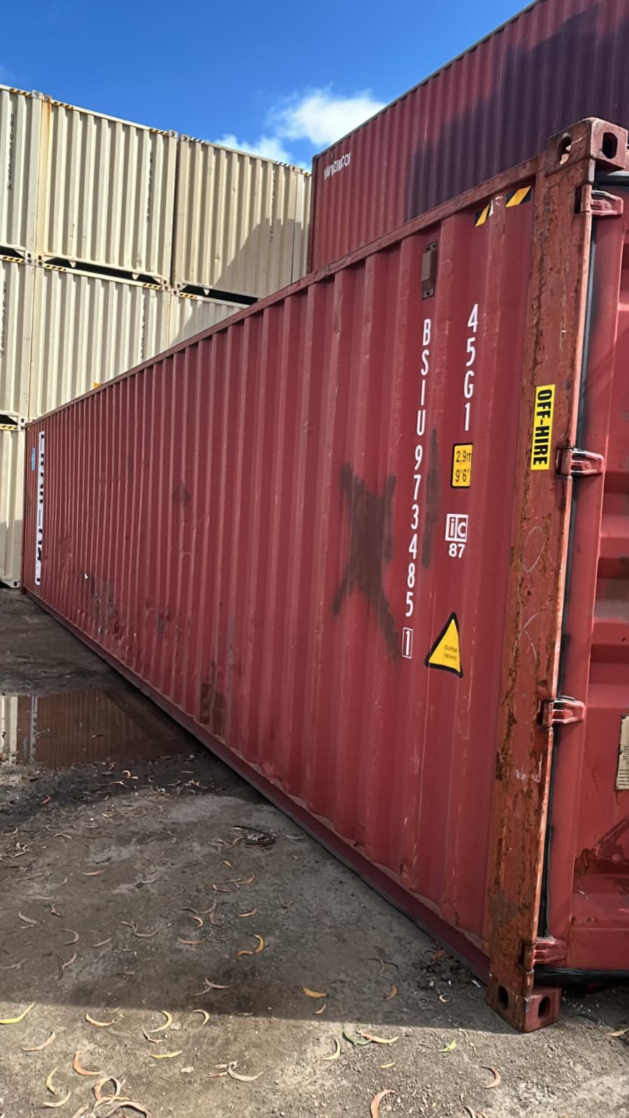 40ft Estándar Alquiler